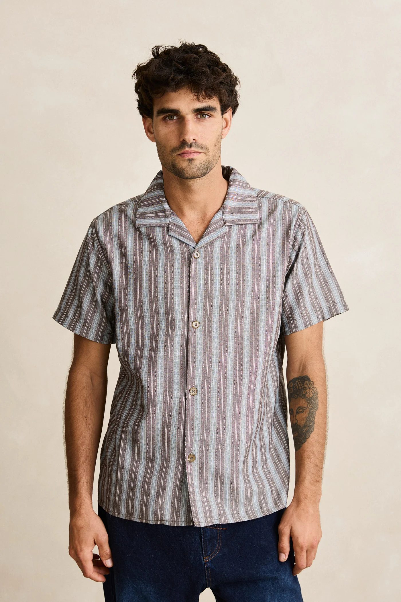 Rhythm Mens Woven Vacation Stripe - Image 2