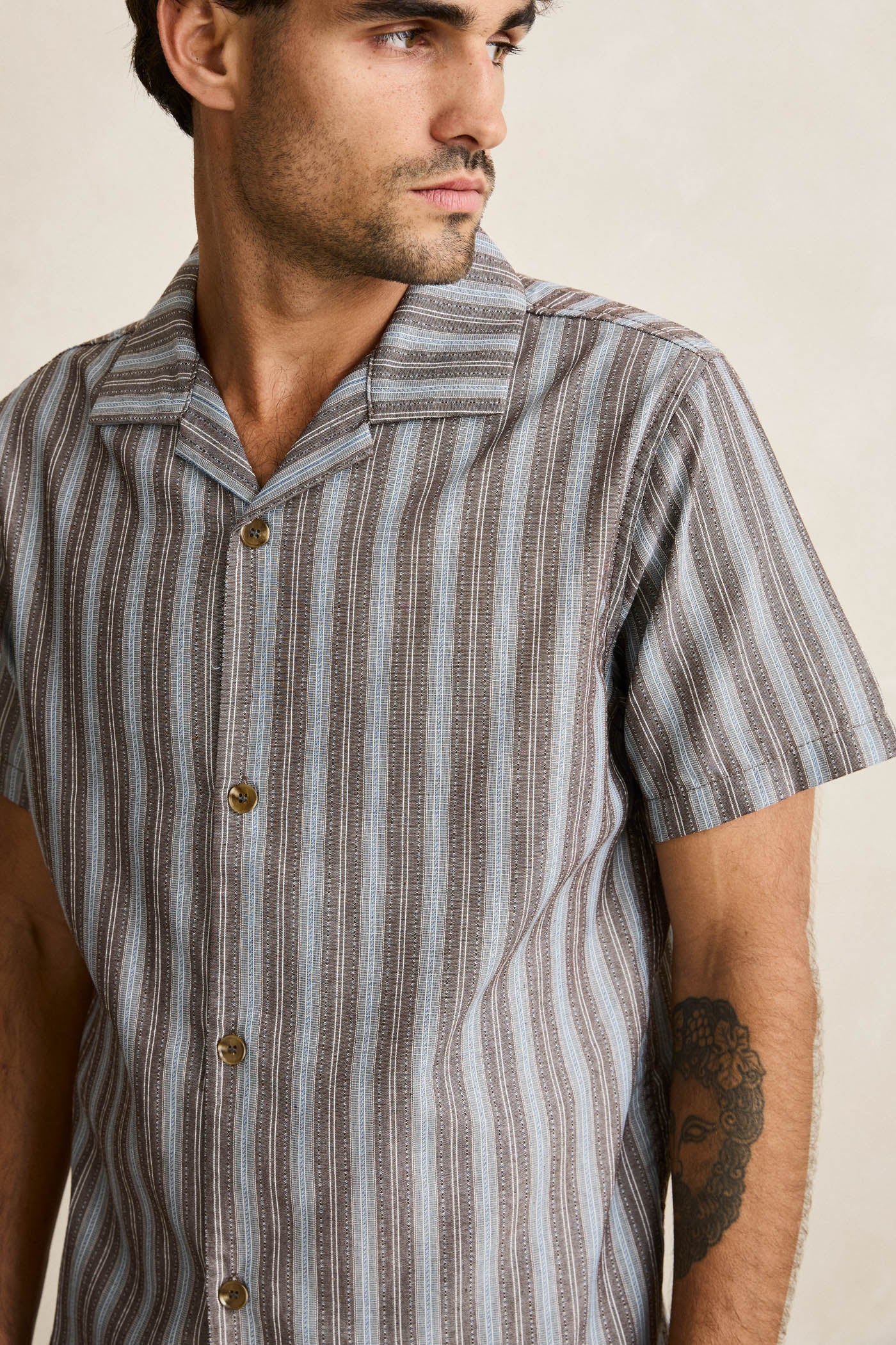 Rhythm Mens Woven Vacation Stripe - Image 3