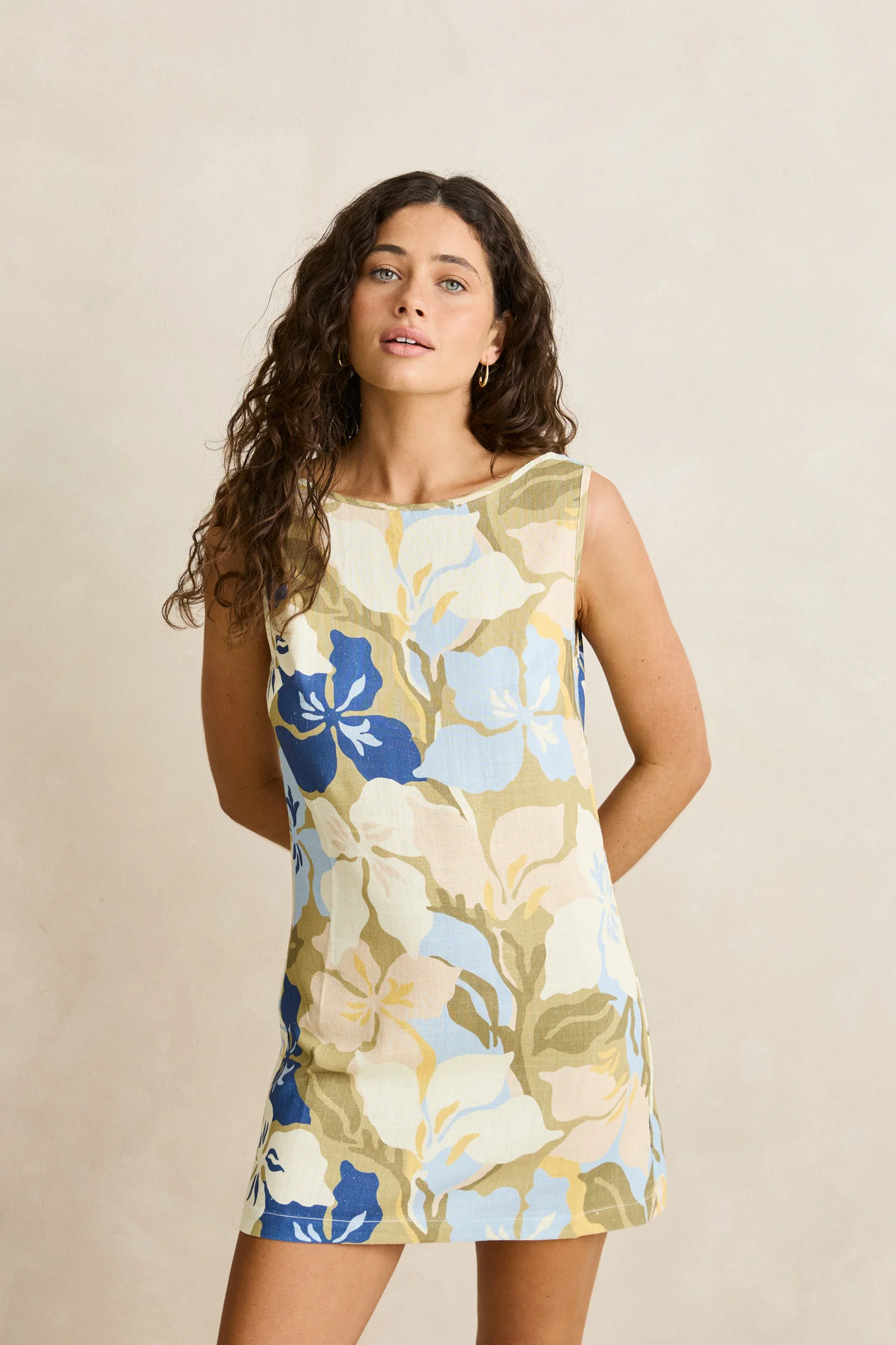 Rhythm Womens Dress Blanca Floral Mini
