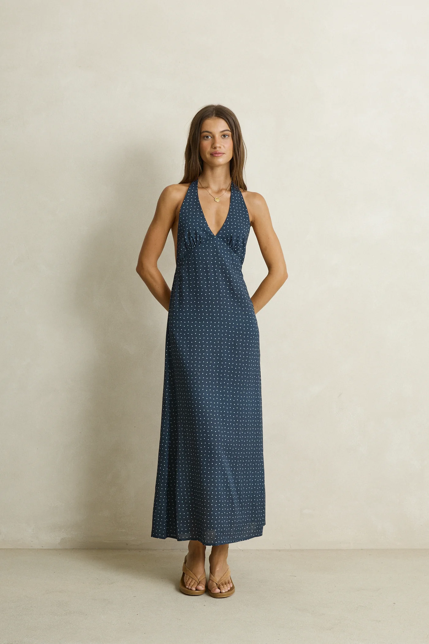 Rhythm Womens Dress Maisy Halter Maxi - Image 4