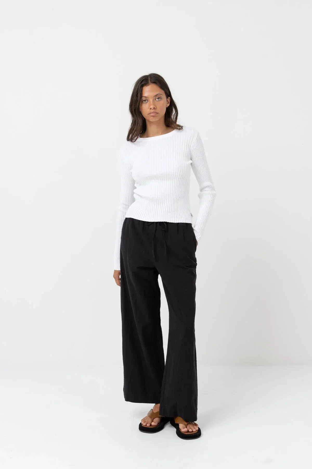 Rhythm Womens Pants Classic Drawstring - Image 3
