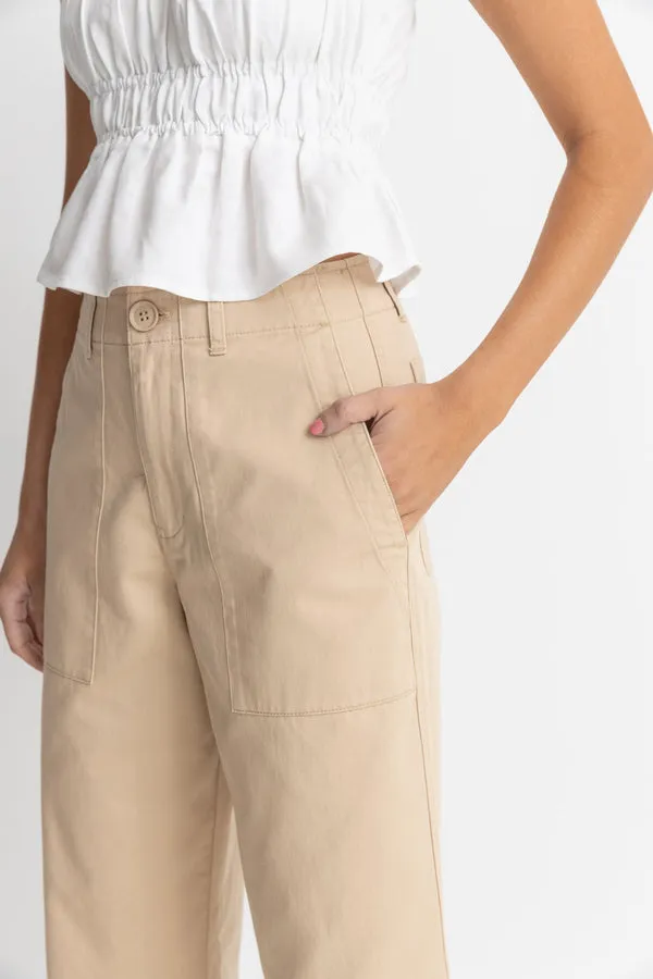 Rhythm Womens Pants Fatigue - Image 2