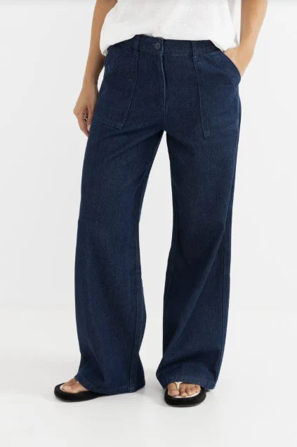 Rhythm Womens Pants Fleetwood Wide Leg