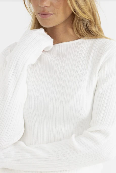Rhythm Womens Shirt Essential Long Sleeve Knit Top - Image 6