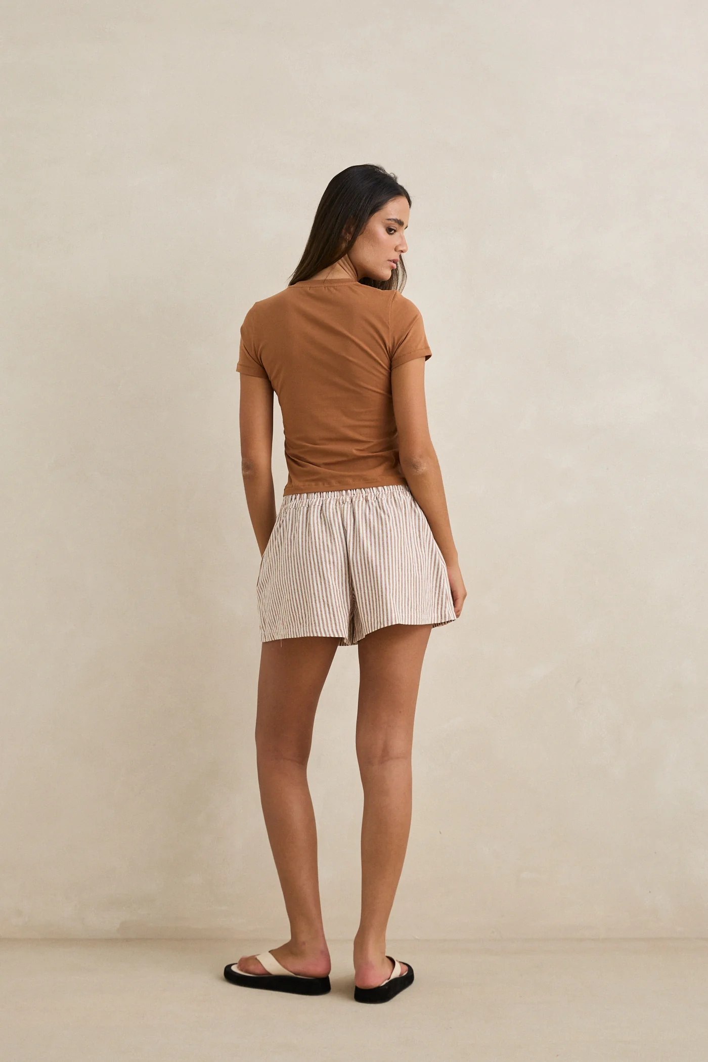 Rhythm Womens Shorts Valley Stripe - Image 2
