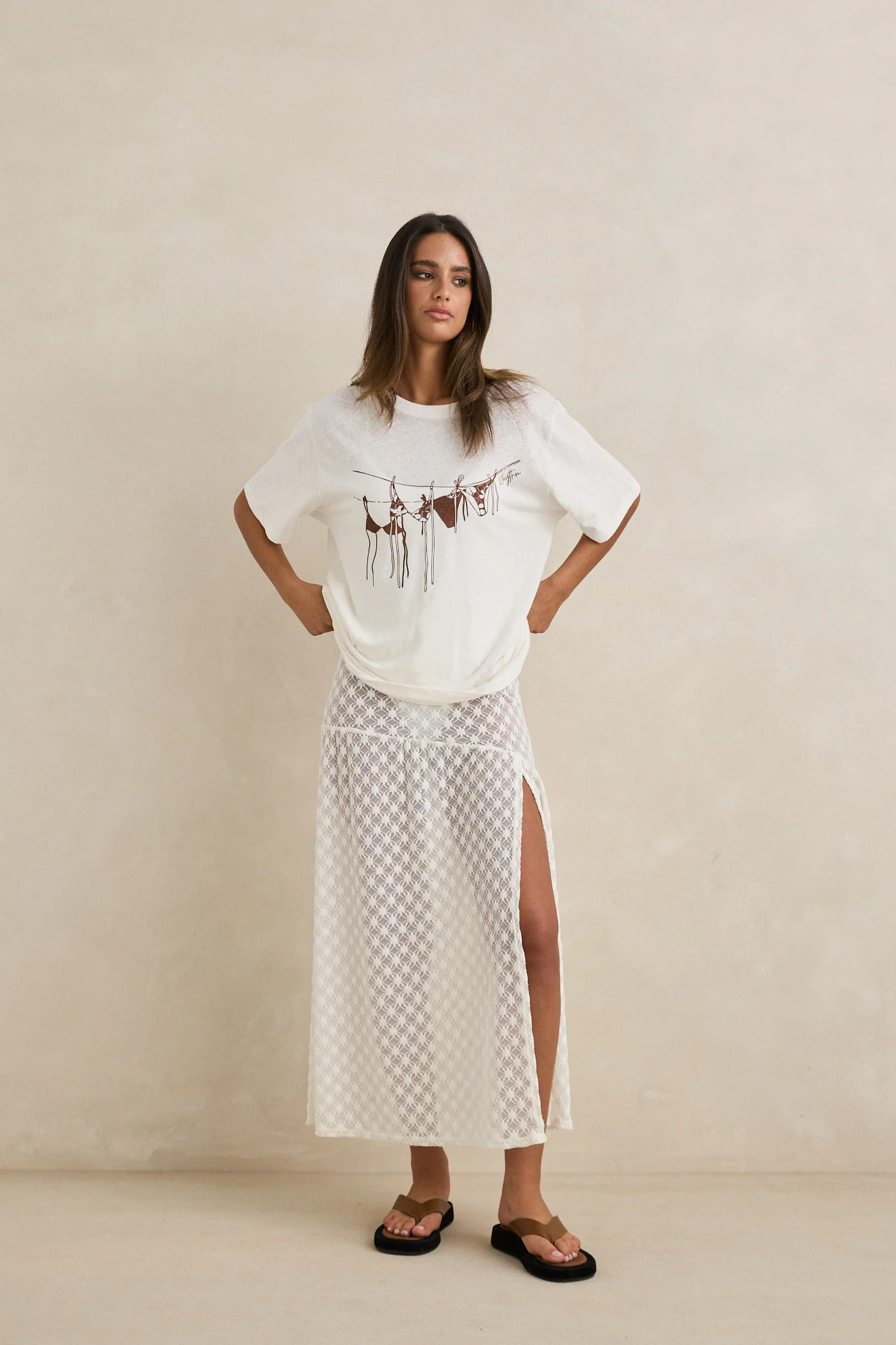 Rhythm Womens Skirt Gigi Lace Maxi - Image 4