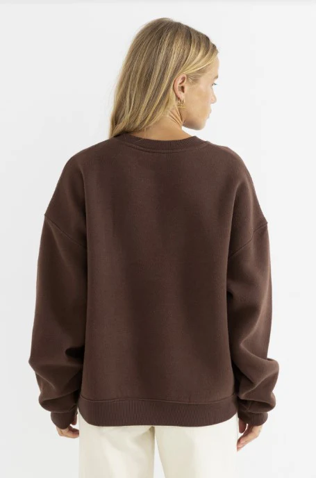 Rhythm Womens Sweatshirt Kai Crew Neck Fleece - Image 3