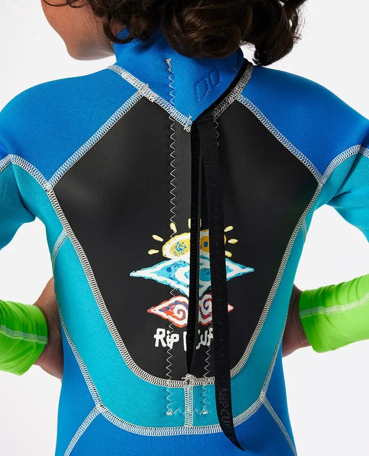 Rip Curl Kids Wetsuits Groms Omega Back Zip Easy On/Off Fullsuit - Image 5