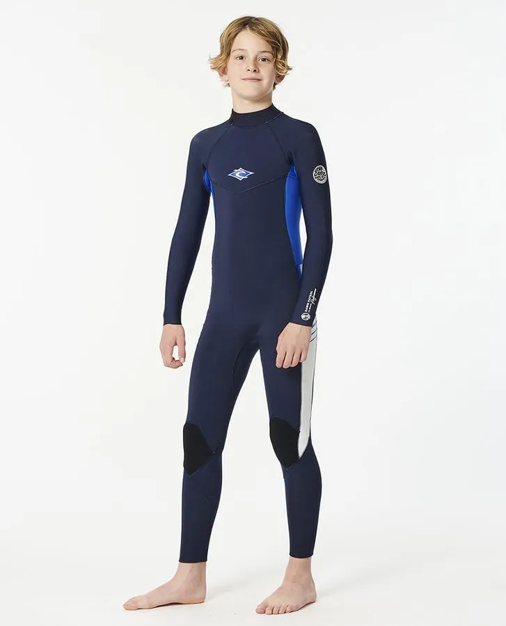 Rip Curl Kids Wetsuits Junior Dawn Patrol Back Zip 3/2 Fullsuit - Image 3