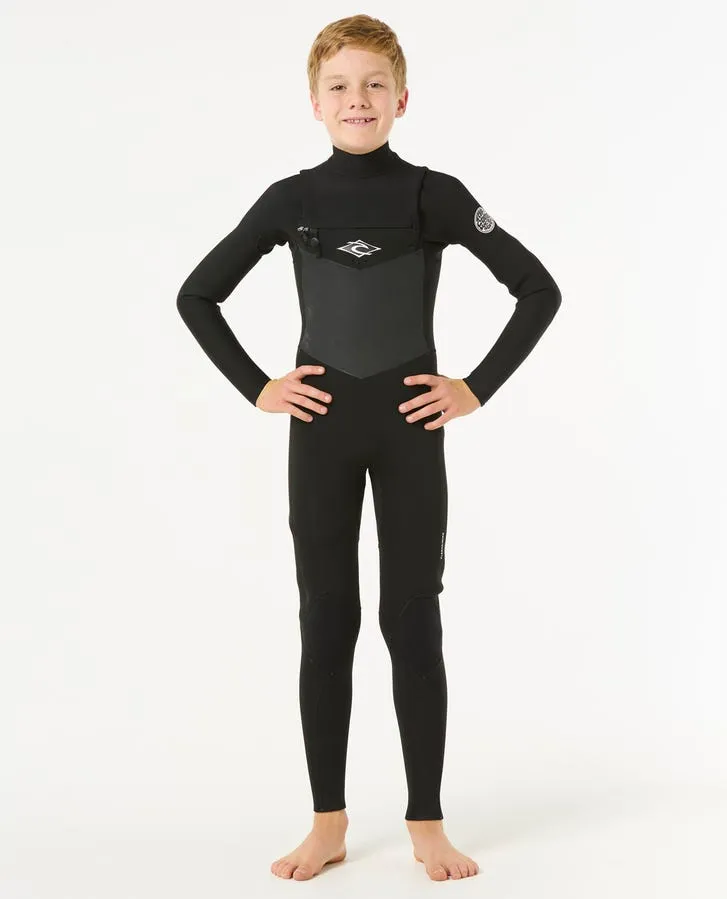 Rip Curl Kids Wetsuits Junior Dawn Patrol Chest Zip 4/3 Fullsuit - Image 4