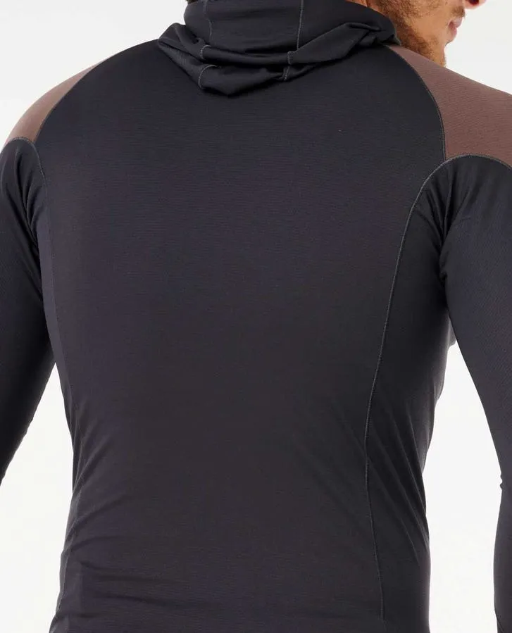 Rip Curl Mens Rashguards Search UPF Performance Long Sleeve Hood - Image 5