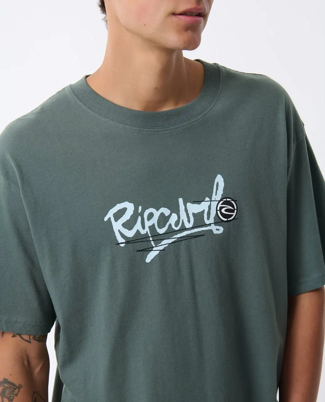 Rip Curl Mens Shirt Archive Non-Descript Loose Tee - Image 7
