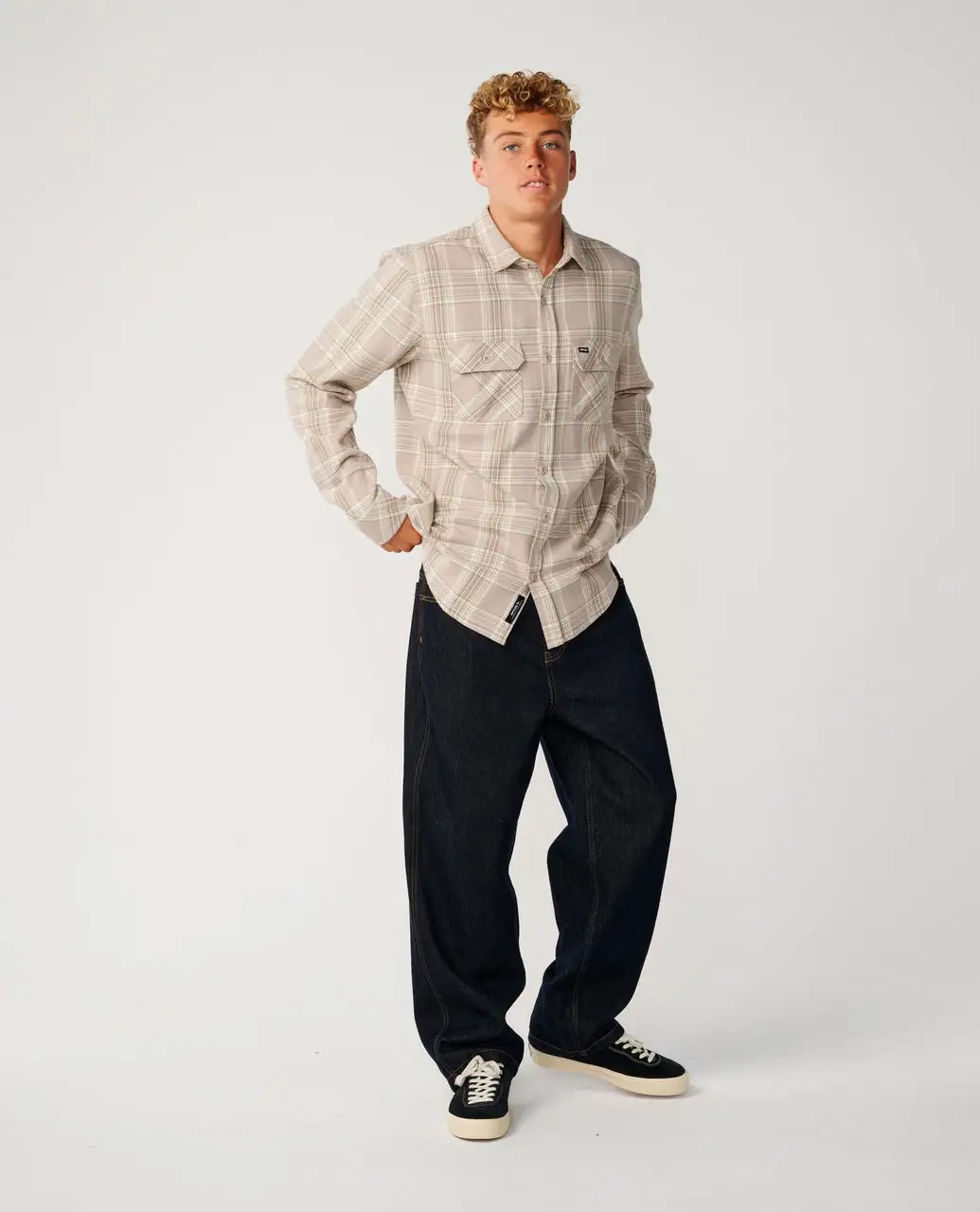 Rip Curl Mens Shirt Griffin Flannel - Image 4