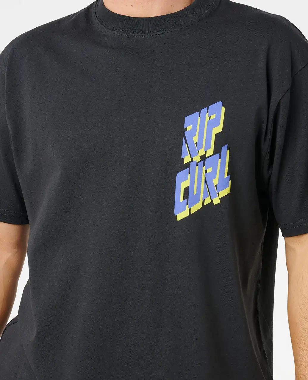 Rip Curl Mens Shirt Liquid Trips Slant Loose Tee - Image 3