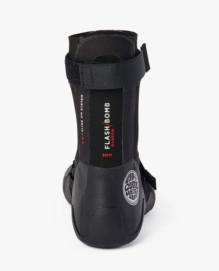 Rip Curl Mens Surf Booties Flashbomb 3MM Hidden Split Toe - Image 4