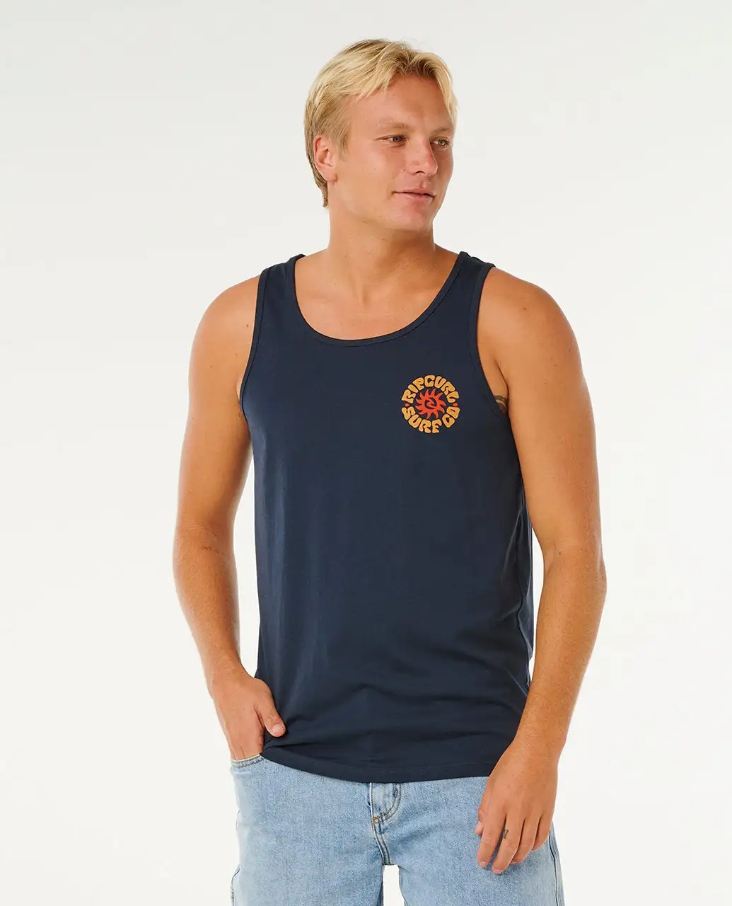 Rip Curl Mens Tank Top Pacific Rinse