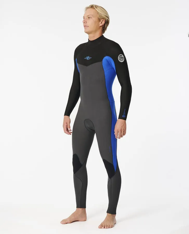 Rip Curl Mens Wetsuit Dawn Patrol 4/3 Back Zip Fullsuit - Image 2