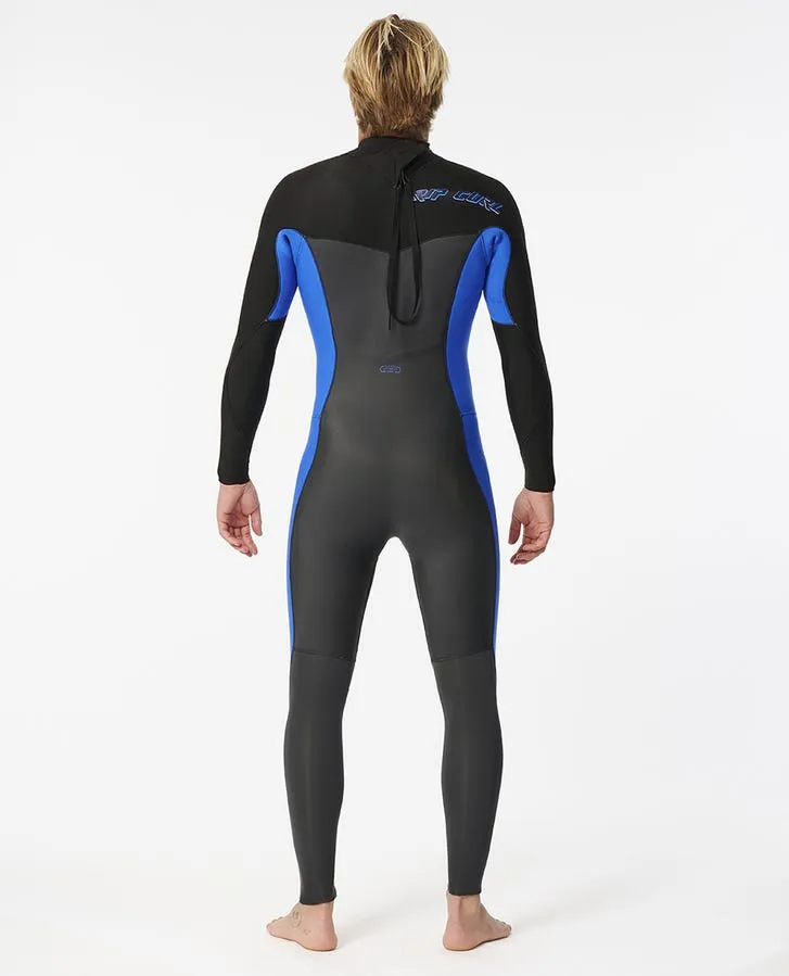 Rip Curl Mens Wetsuit Dawn Patrol 4/3 Back Zip Fullsuit - Image 3