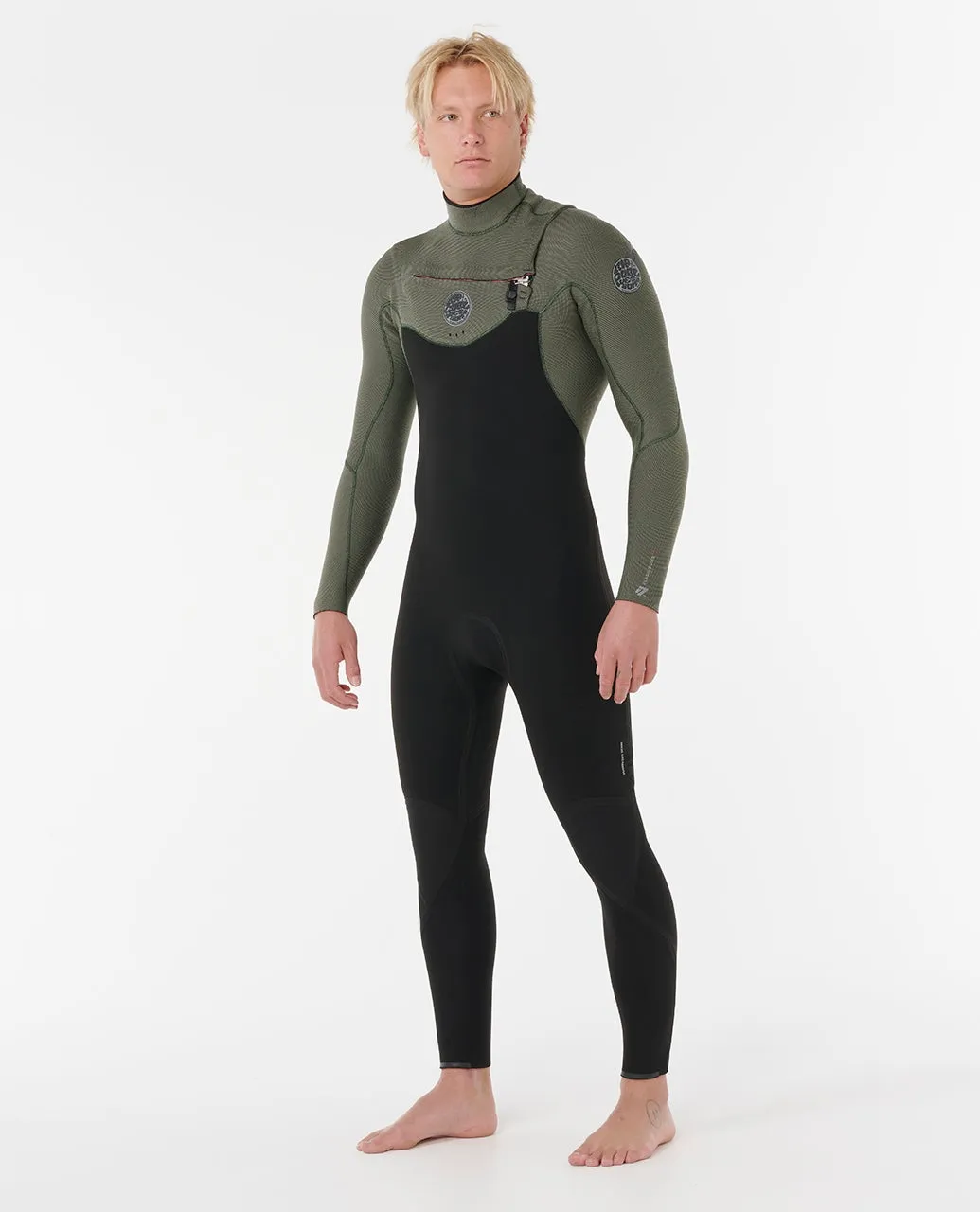 Rip Curl Mens Wetsuit Flashbomb 4/3 Chest Zip Fullsuit - Image 10