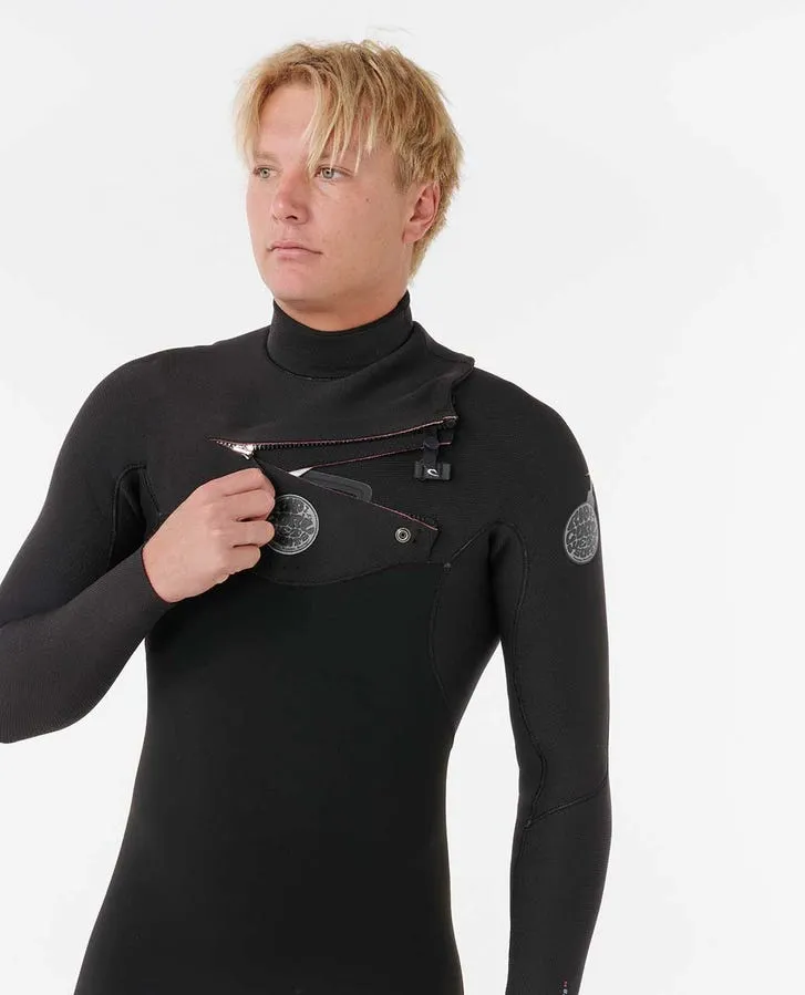 Rip Curl Mens Wetsuit Flashbomb 4/3 Chest Zip Fullsuit - Image 5