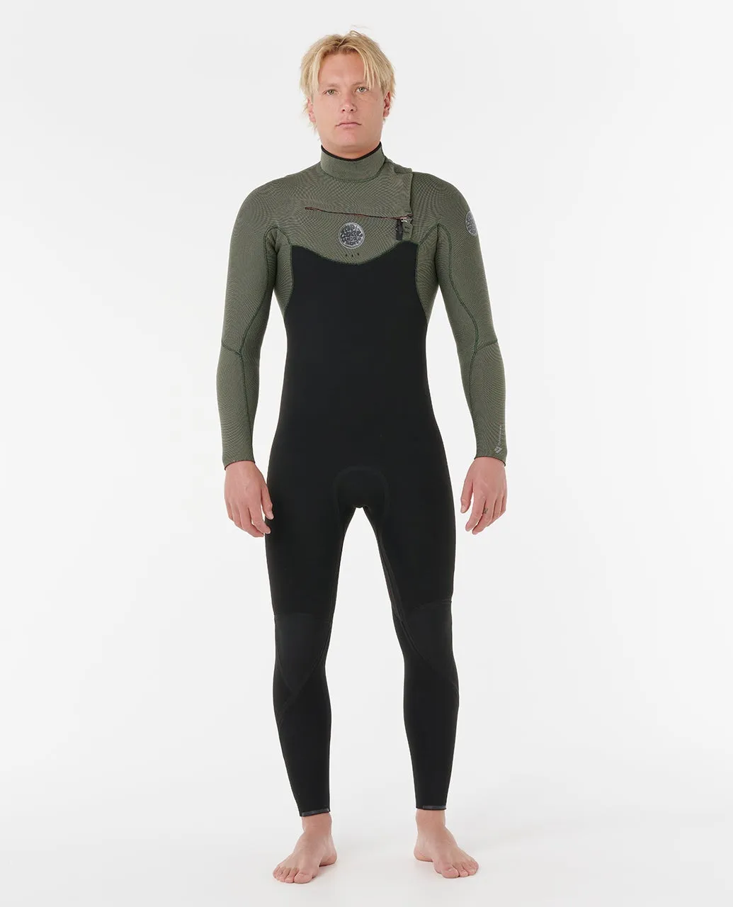 Rip Curl Mens Wetsuit Flashbomb 4/3 Chest Zip Fullsuit - Image 8