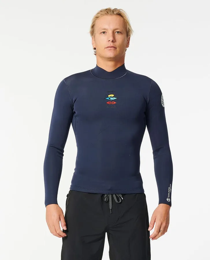 Rip Curl Mens Wetsuits Dawn Patrol 1.5mm Long Sleeve Wetsuit Jacket - Image 5