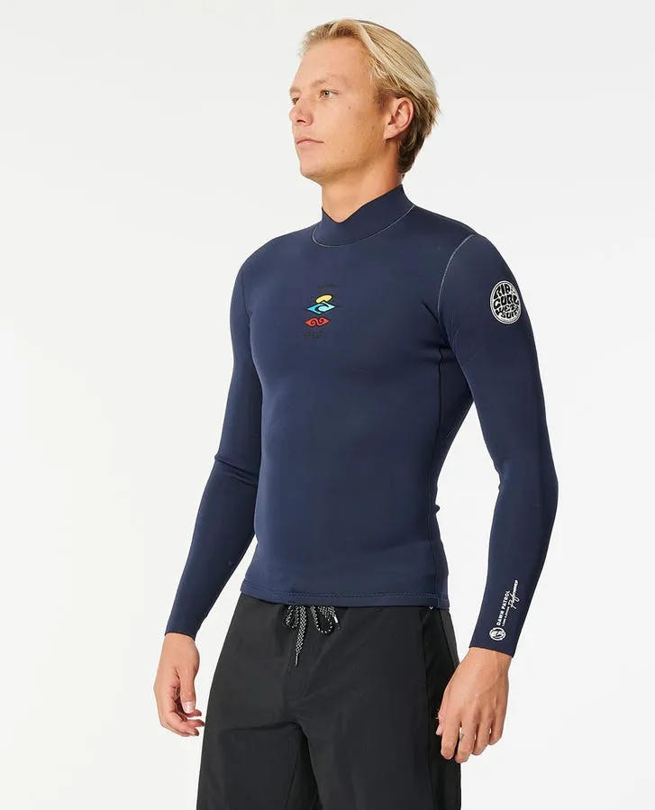 Rip Curl Mens Wetsuits Dawn Patrol 1.5mm Long Sleeve Wetsuit Jacket - Image 6