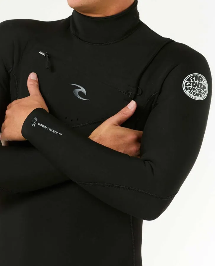 Rip Curl Mens Wetsuits Dawn Patrol 3/2 Chest Zip Fullsuit - Image 7