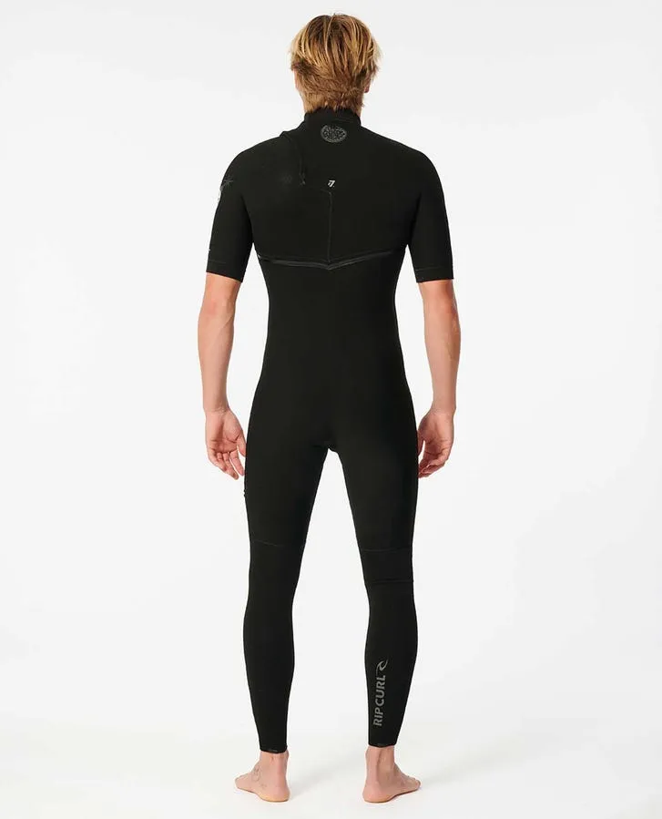 Rip Curl Mens Wetsuits E7 E-Bomb Zip Free 2/2 Short Sleeve Wetsuit - Image 3