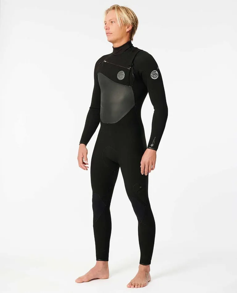 Rip Curl Mens Wetsuits E7 Flashbomb 4/3 Chest Zip Fullsuit - Image 2