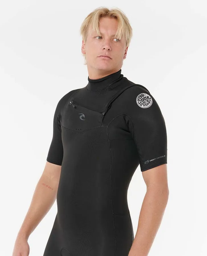 Rip Curl Mens Wetsuits Mens Dawn Patrol 2/2 Chest Zip Springsuit - Image 6