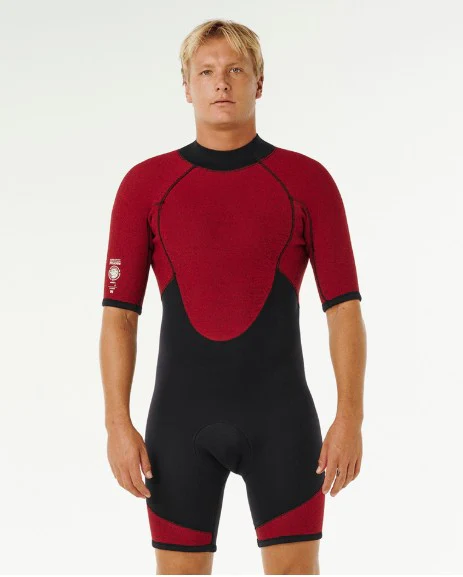Rip Curl Mens Wetsuits Omega Back Zip Short Sleeve Springsuit - Image 3