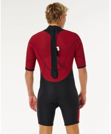 Rip Curl Mens Wetsuits Omega Back Zip Short Sleeve Springsuit - Image 4
