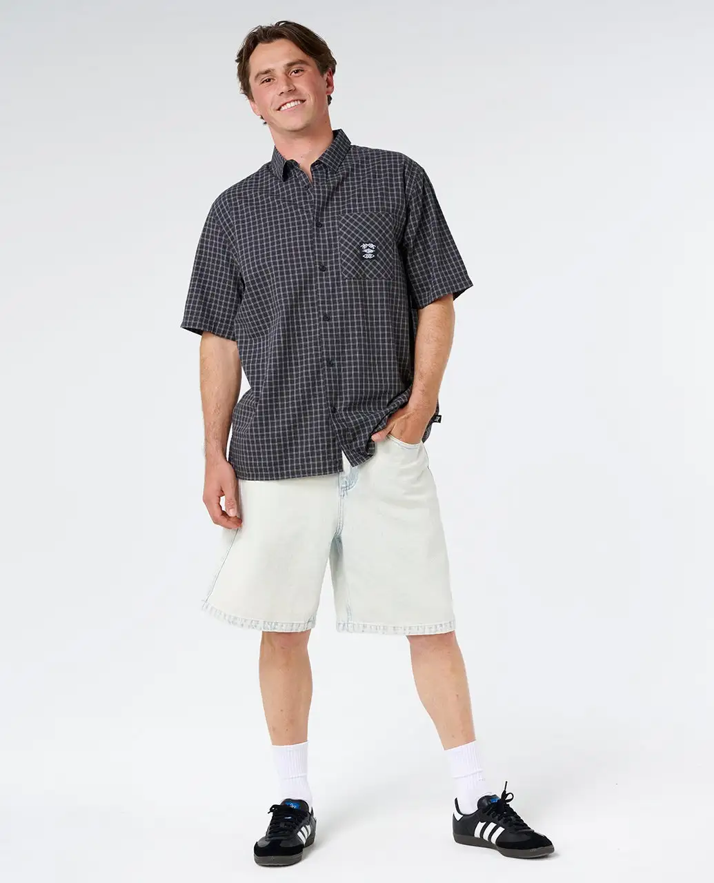 Rip Curl Mens Woven Liquid Trips Check - Image 3