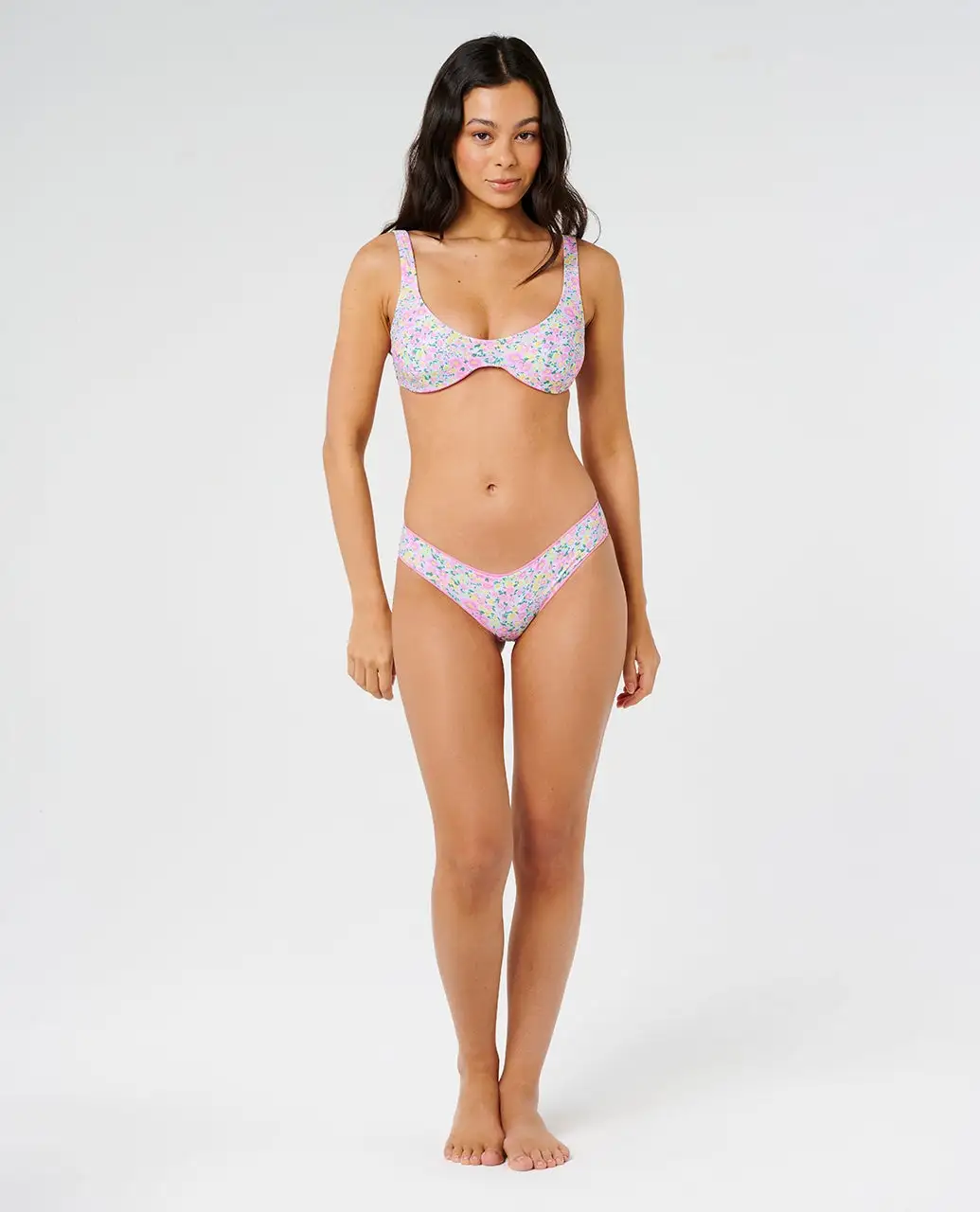 Rip Curl Womens Bikini Bottoms Party Wave Cheeky Hipster Coverage - Image 5