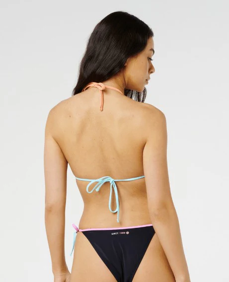 Rip Curl Womens Bikini Top Surf Puff Sliding Tri - Image 14