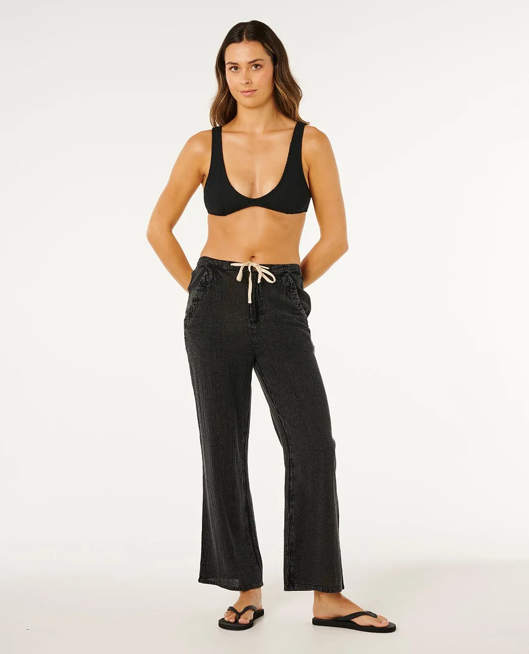 Rip Curl Womens Pants Classic Surf Wide Leg - Image 12