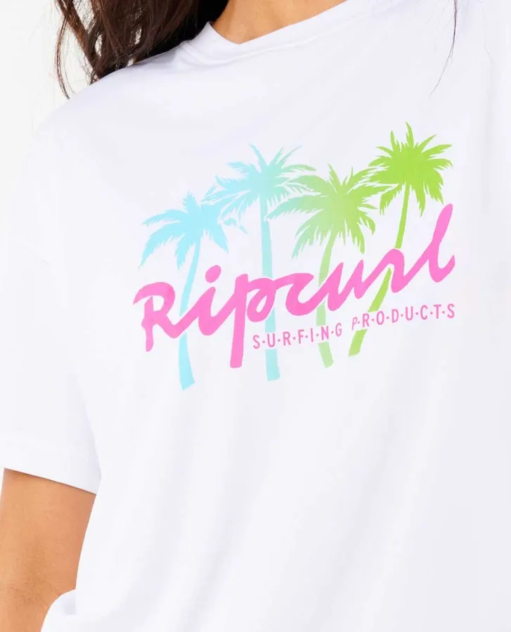 Rip Curl Womens Rashguard Es Vedra Short Sleeve Surflite - Image 5