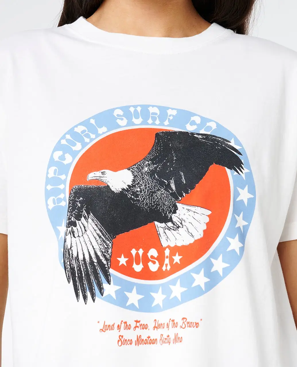 Rip Curl Womens Shirt 4Th July Relaxed Tee - Image 5