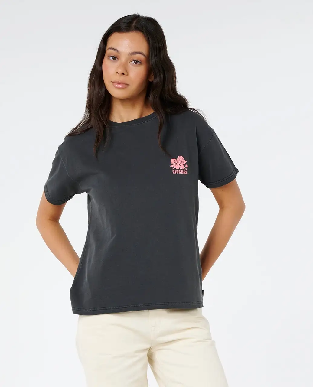 Rip Curl Womens Shirt Surf Puff Party Pack Relaxed Tee - Image 5