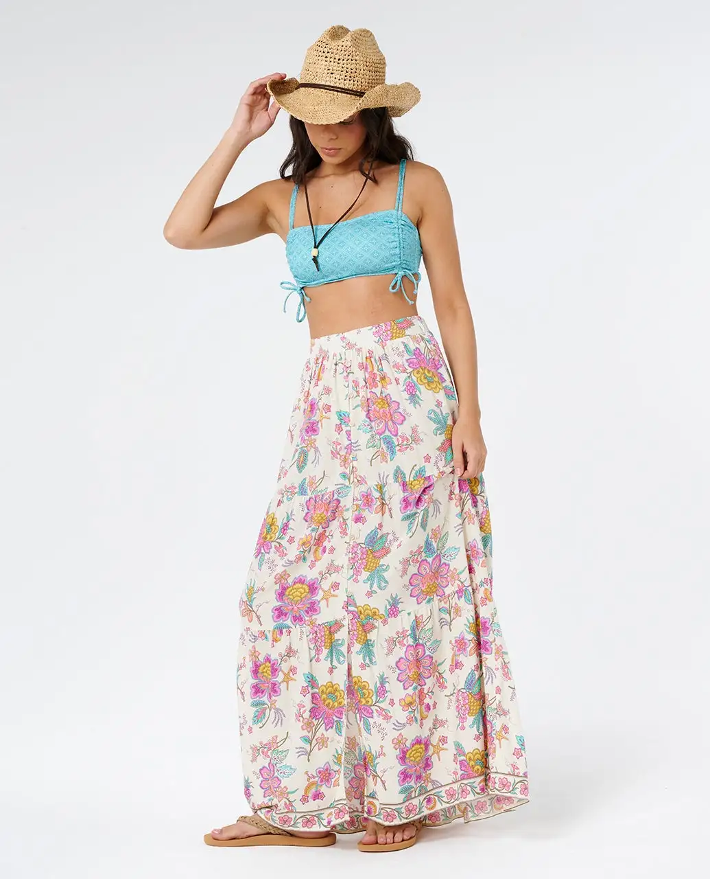 Rip Curl Womens Skirt Half Moon Bay Button Thru Maxi - Image 6