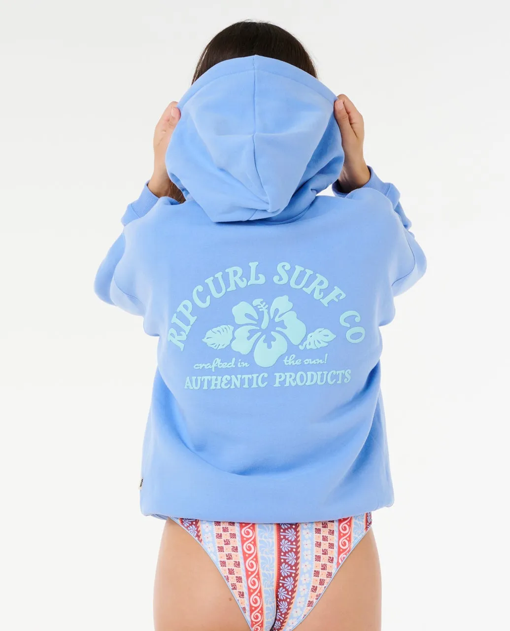 Rip Curl Womens Sweatshirt Surf Puff Heritage Hood - Image 2