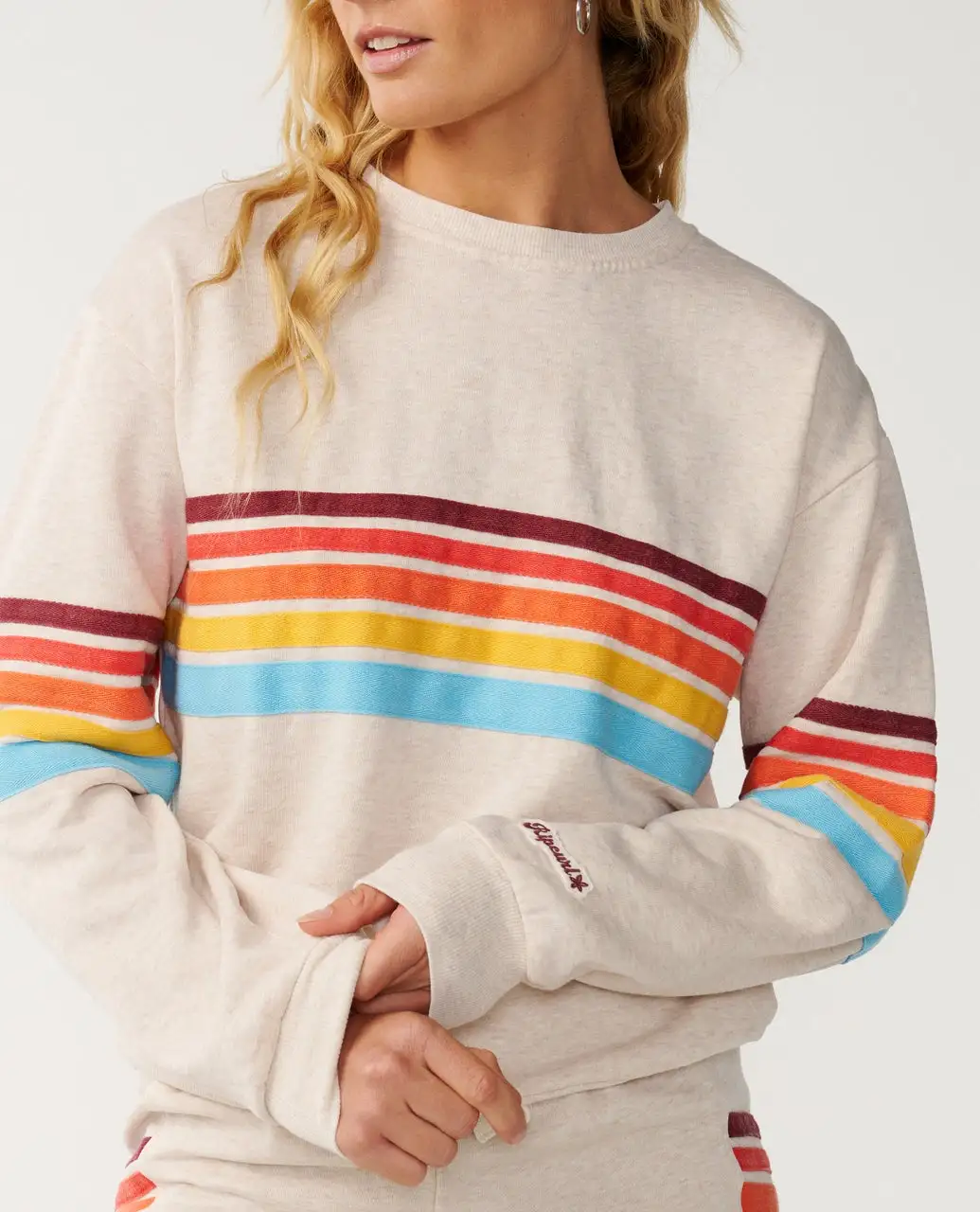 Rip Curl Womens Sweatshirt Surf Revival Relaxed Crew - Image 11