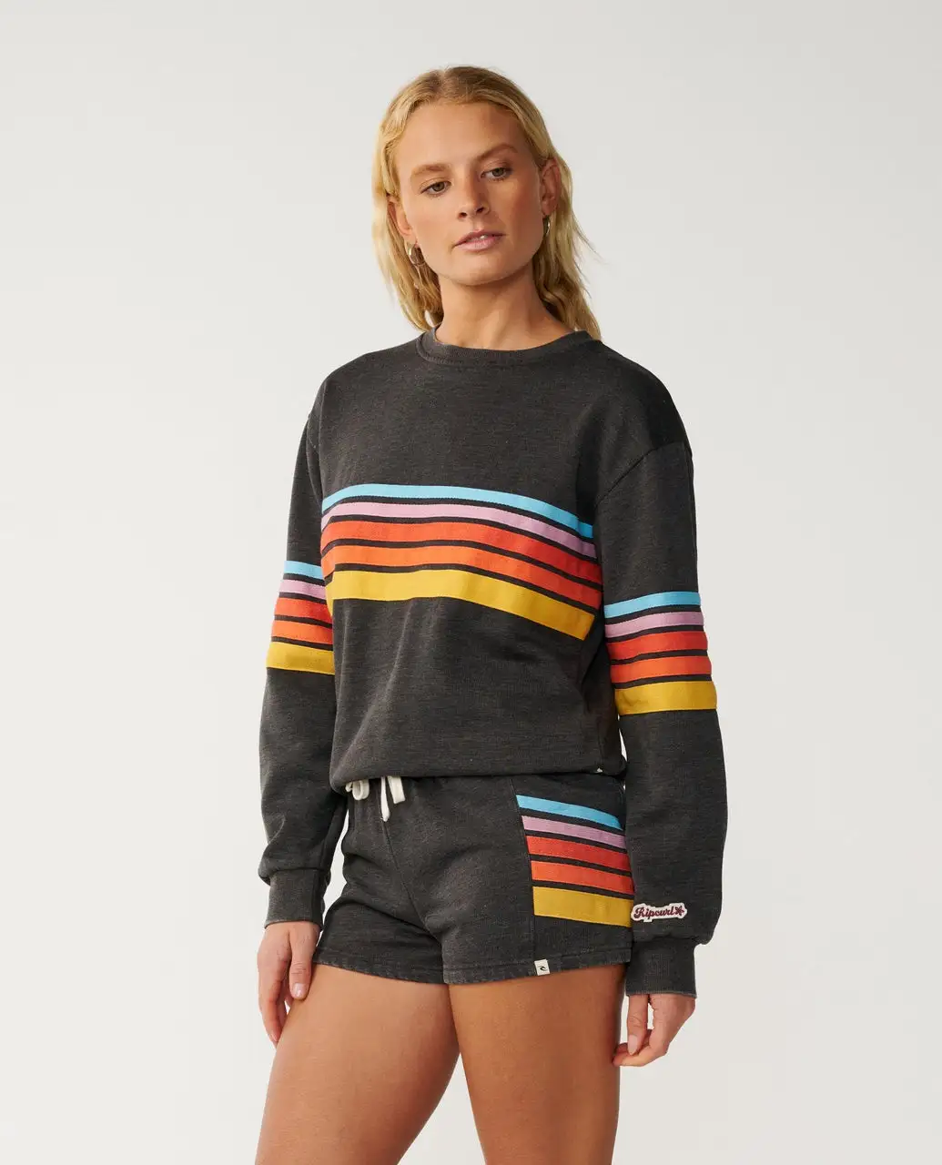 Rip Curl Womens Sweatshirt Surf Revival Relaxed Crew - Image 2