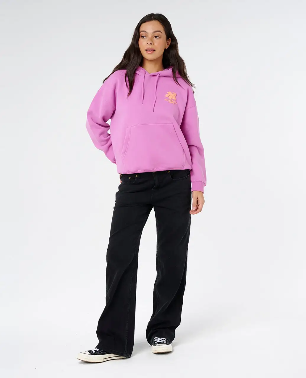 Rip Curl Womens Sweatshirt Topanga Canyon Heritage Hood - Image 4
