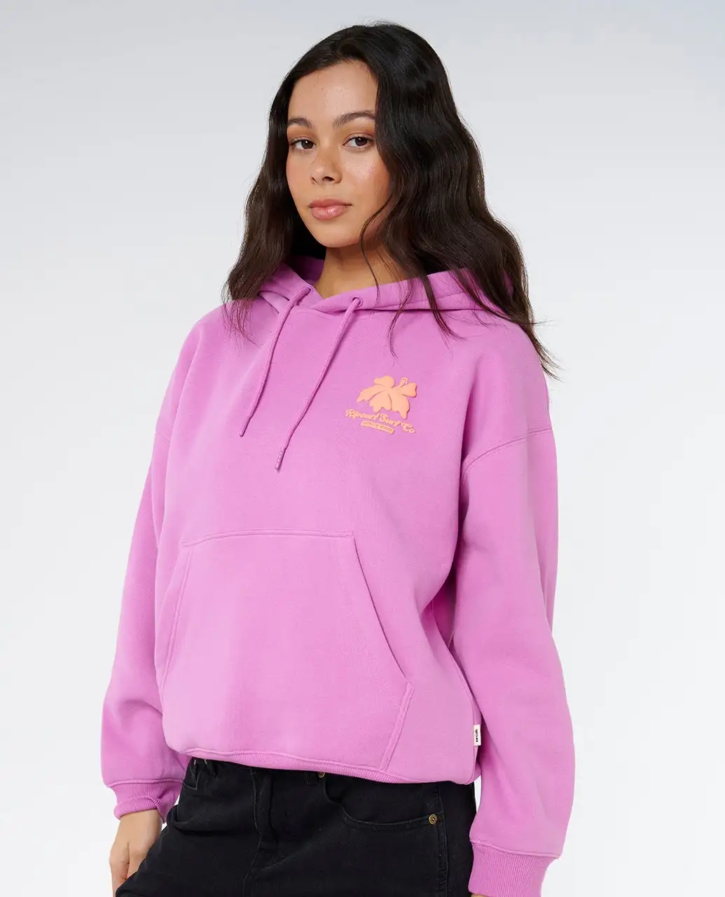 Rip Curl Womens Sweatshirt Topanga Canyon Heritage Hood - Image 6