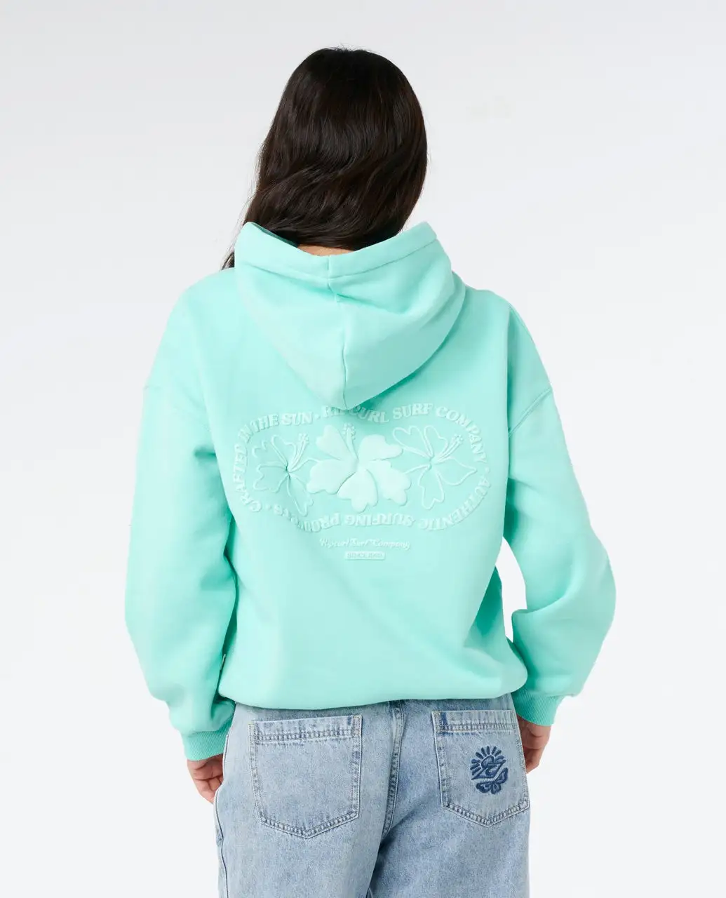 Rip Curl Womens Sweatshirt Topanga Canyon Heritage Hood - Image 8