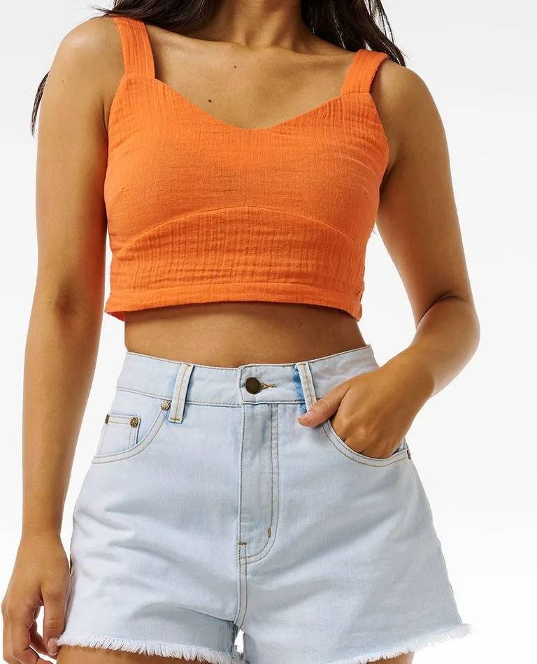 Rip Curl Womens Tank Top Premium Surf Crop - Image 11
