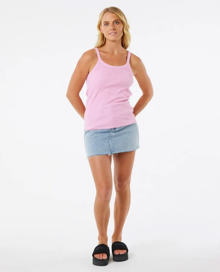 Rip Curl Womens Tank Top Rib Tank - Image 3