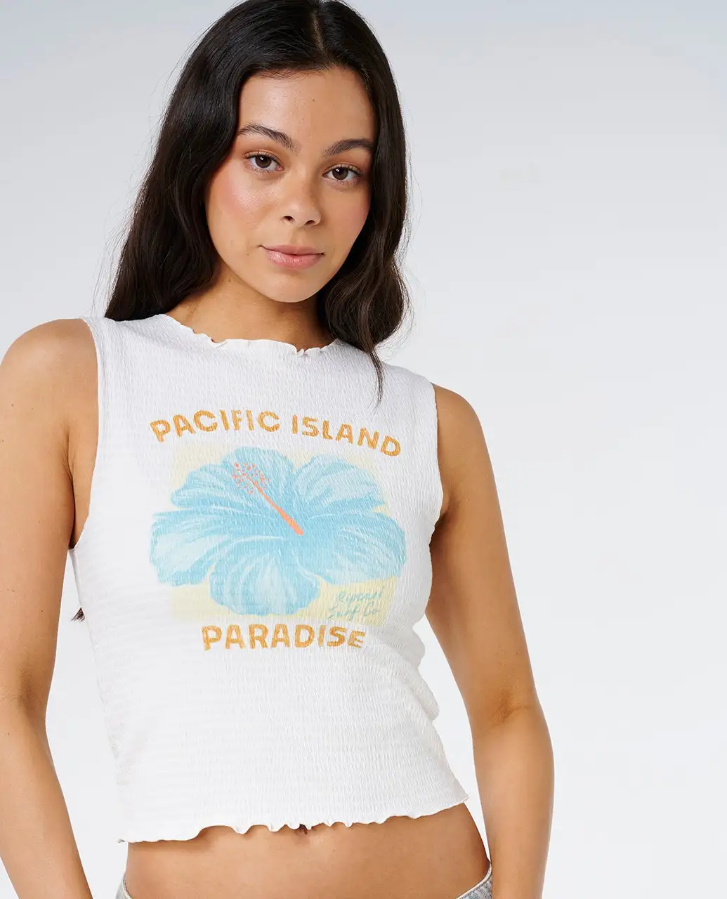 Rip Curl Womens Tank Top Topanga Canyon Shirred Tank - Image 4